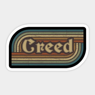 Creed Vintage Stripes Sticker